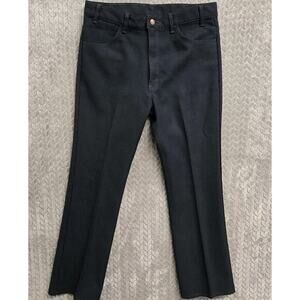 Vintage Levis 517 Pants Mens 36x32* Blue‎ Bootcut Black Gold Tab 90s Dacron USA
